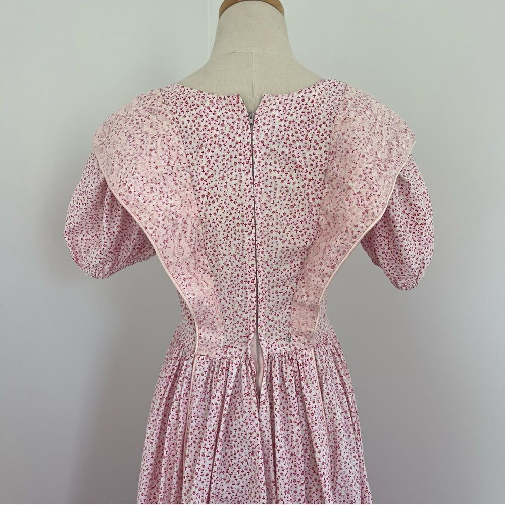 Vintage Puff Sleeve Prairie Dress XS - Picture 6 of 13